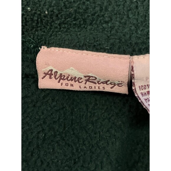 Alpine Ridge Fleece Jacket Womens Small Black Full Zip Pockets Warm Cozy Outdoor - Picture 5 of 6